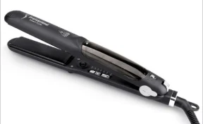 Steam hair straightener