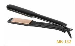 Wide plate hair straightener